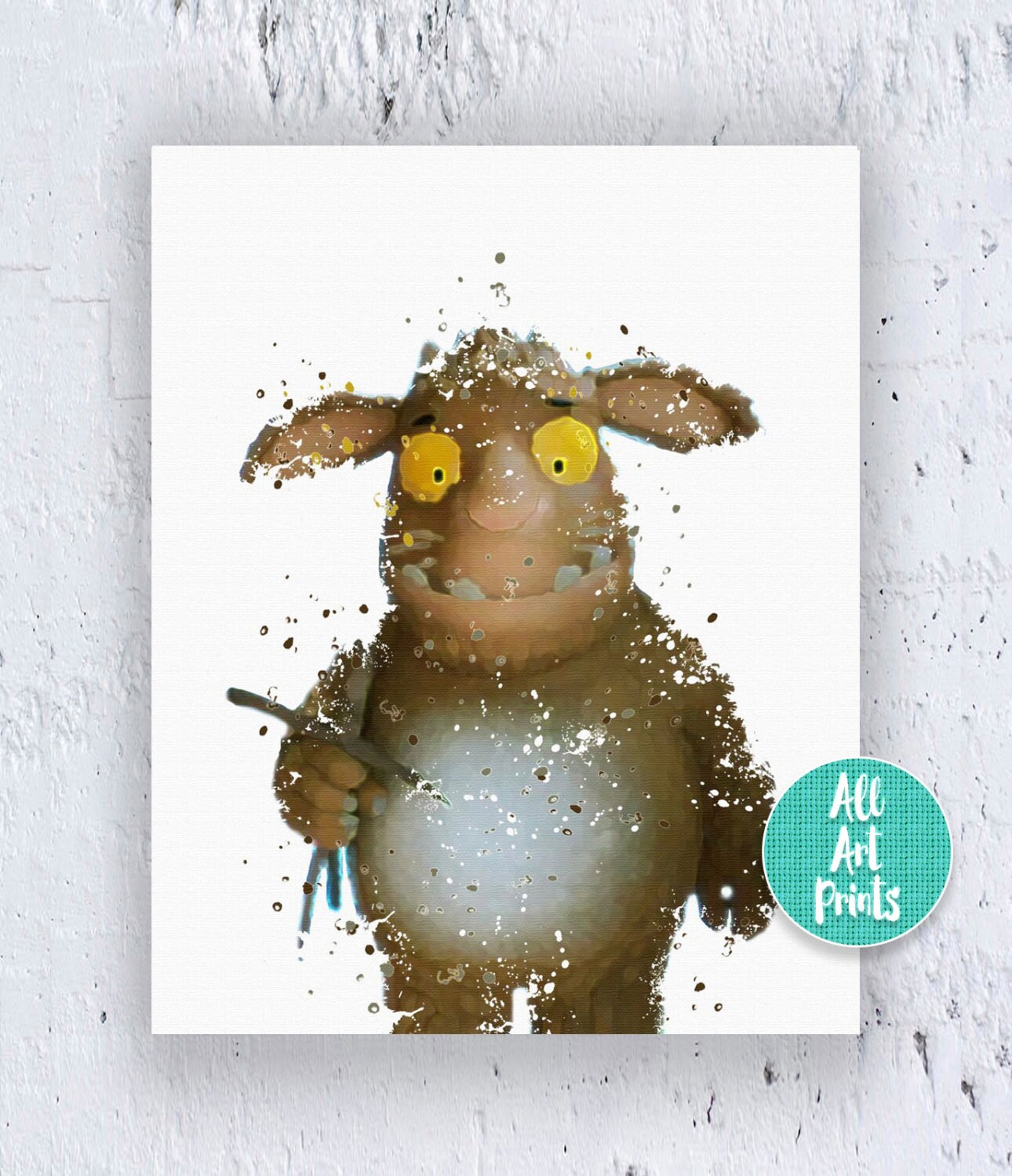 The Gruffalo's Child Print The Gruffalo Print by AllArtPrints