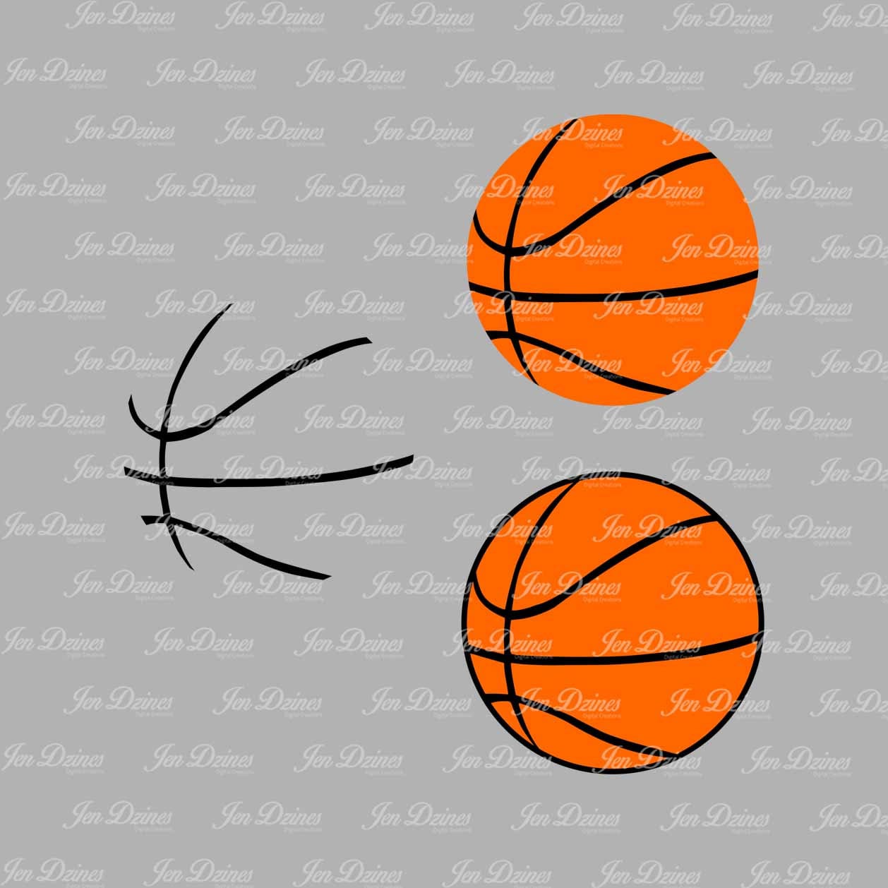 Basketball SVG DXF EPS basketball svg svg cutting file for