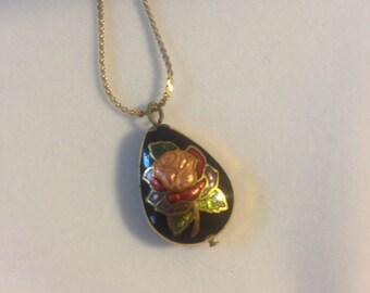 1970's Cloisonné Necklace