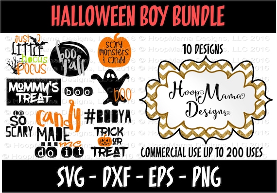 Download Halloween Boy Bundle SVG DXF eps and png Files for Cutting