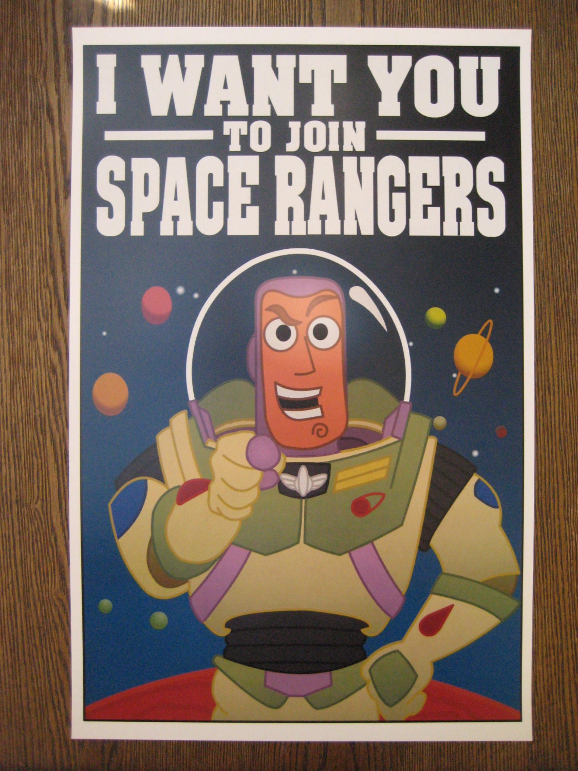 Buzz Lightyear 11 x 17 Andy's Room Poster