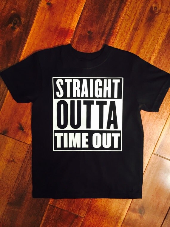 Straight Outta Time Out Compton Shirt Toddler Gangta Shirt