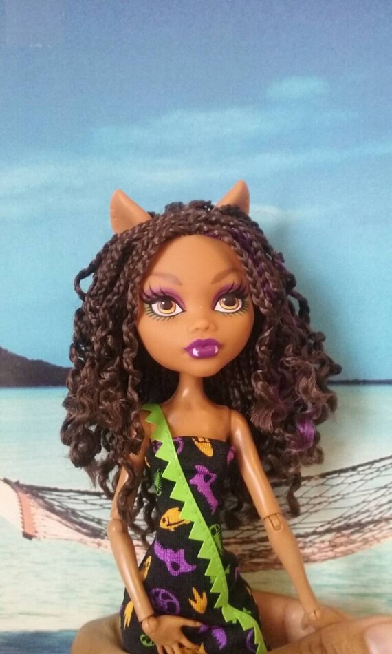 monster high doll with curly hair