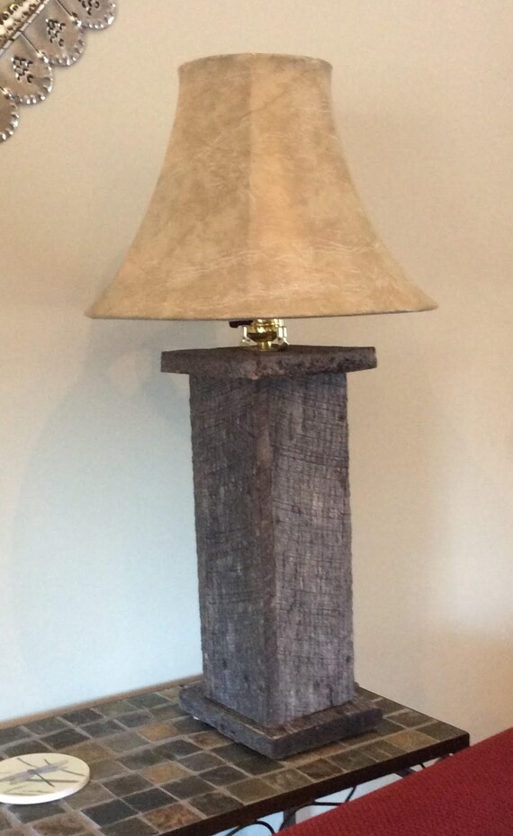 Recycled pallet wood lamp by PaducahPallets on Etsy