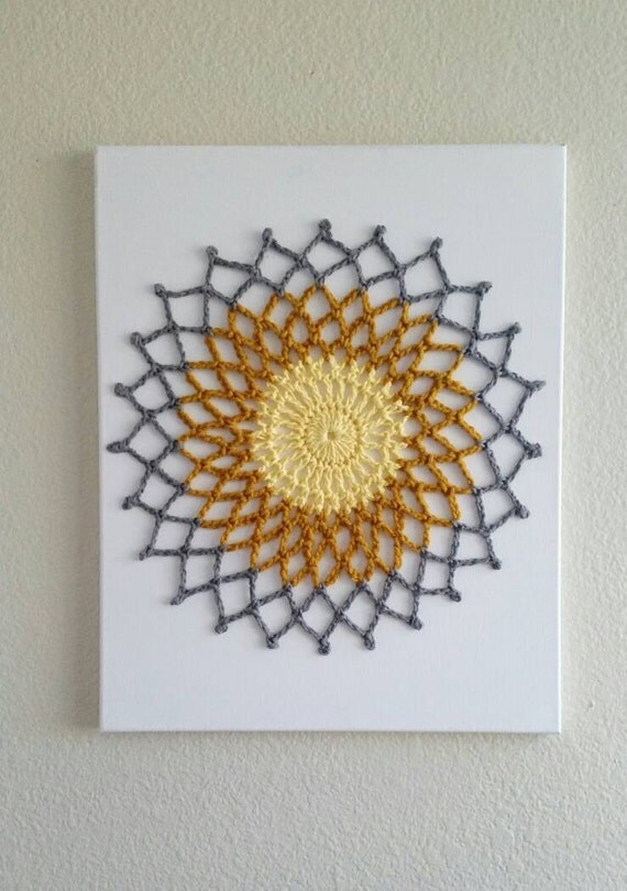 Wall Art Mandala Crochet Wall Hanging Wall Hanging Wall