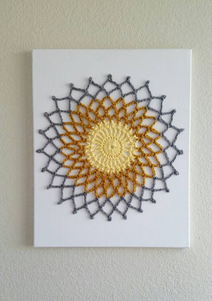 Wall Art Mandala Crochet Wall Hanging Wall Hanging Wall 