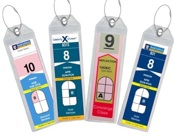 Cruise Luggage Tag Holder - Royal Caribbean and Celebrity Cruise