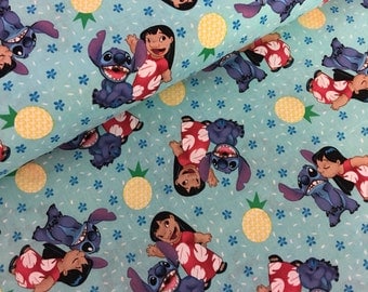 Lilo and stitch fabric | Etsy