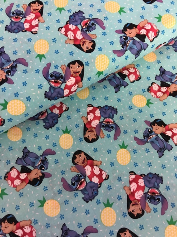 Lilo and stitch fabric disney fabric fabric material