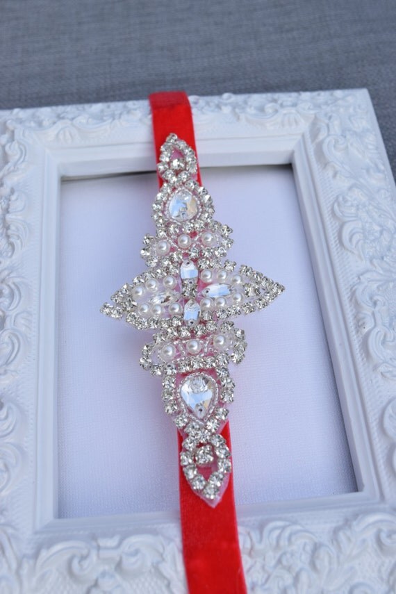 Crystal Rhinestone Pearl Applique Wholesale Bridal Trim