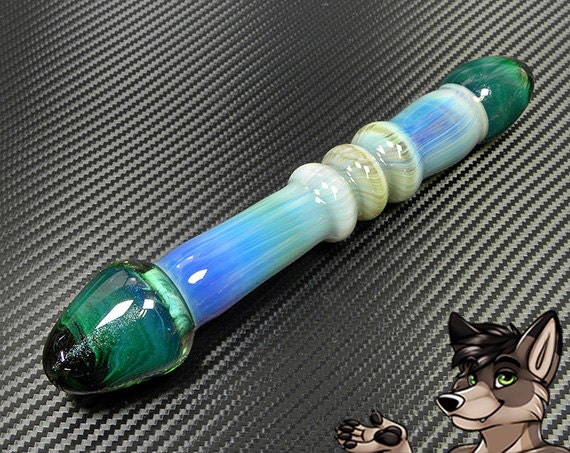 Double Ended Glass Dildo Multi Colored By GlassbyWoozy On Etsy