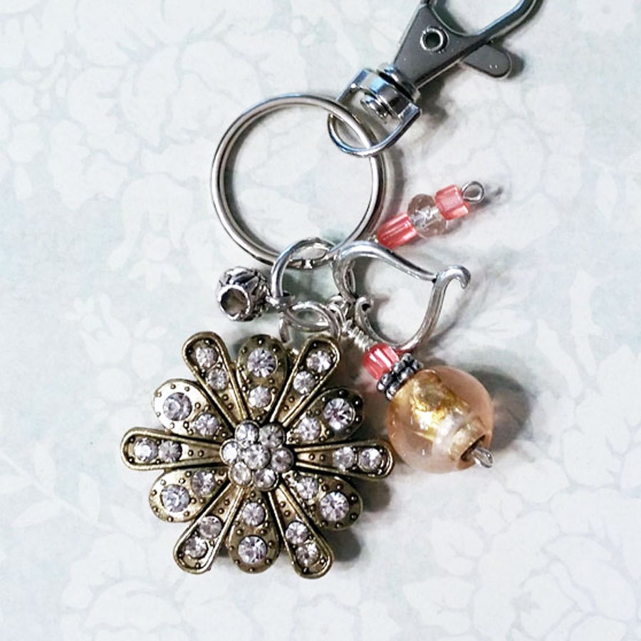 Purse Charms Rhinestone Keychain Womens Keychains Keychains