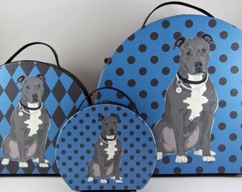Pit-Bull Gray Medium Handbag