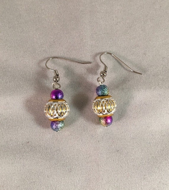 funky gold earrings