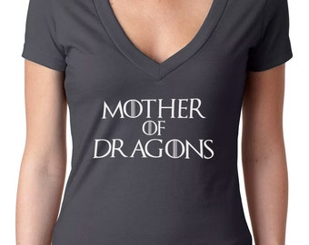 Game of Thrones T-Shirt - Mother of Dragons!! Womens Tees