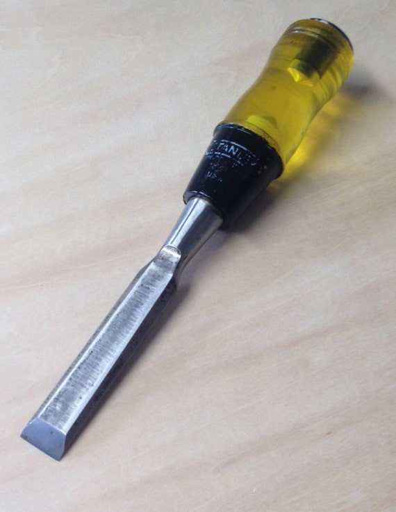 Vintage Stanley Wood Chisel No. 60 U.S.A. 5/8 wide ca.