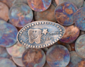 Unique Tooth Fairy Gift • Copper • Tooth Fairy Collection • Tooth Fairy • Pressed Penny