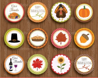 Fall cupcake toppers | Etsy