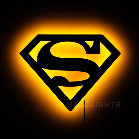 Superman wall light