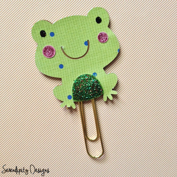 Items similar to Frog Paperclip on Etsy