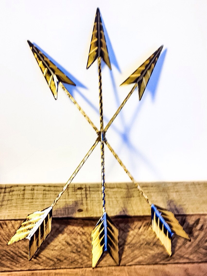 Gold Wall Arrow Arrow Decor Gold Wall Decor Bohemian
