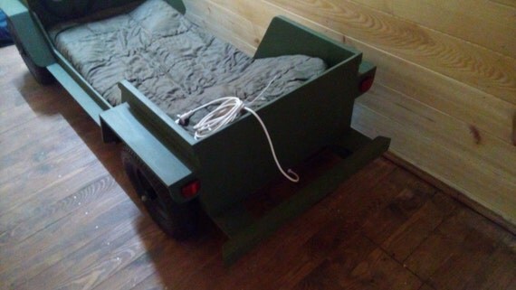 DIY plans (toddler) - Jeep bed plans (toddler size) from ...