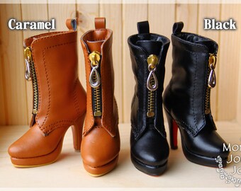 BJD Zipper 2ways High-heeled Boots For SD10 / SD13 / SDGr / DD girl's doll shoes