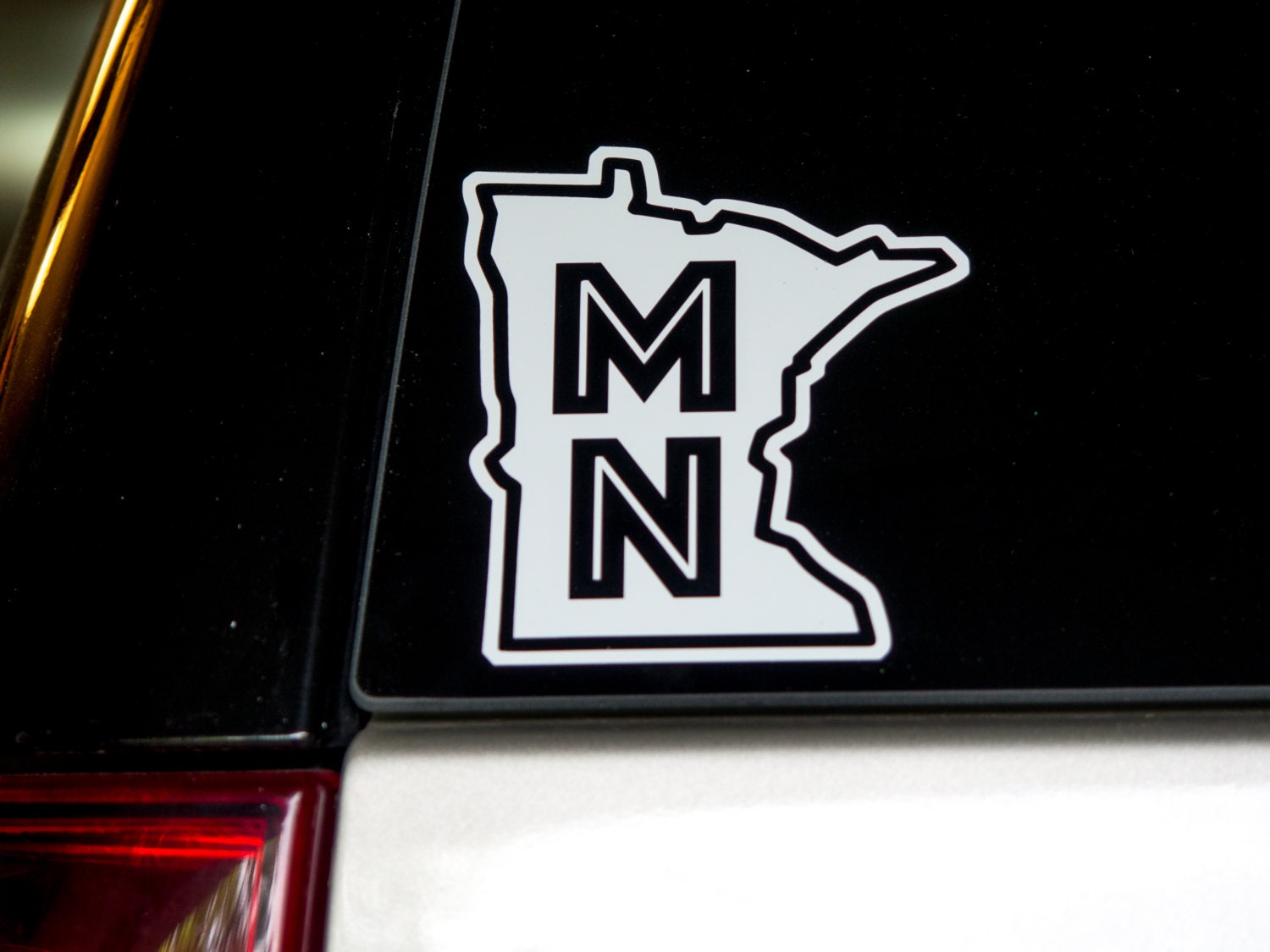 Minnesota State Outline MN Decal