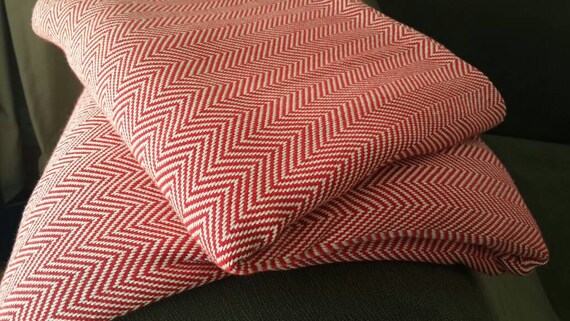 Large Cotton Waffle Blanket, Red – Loom Towels