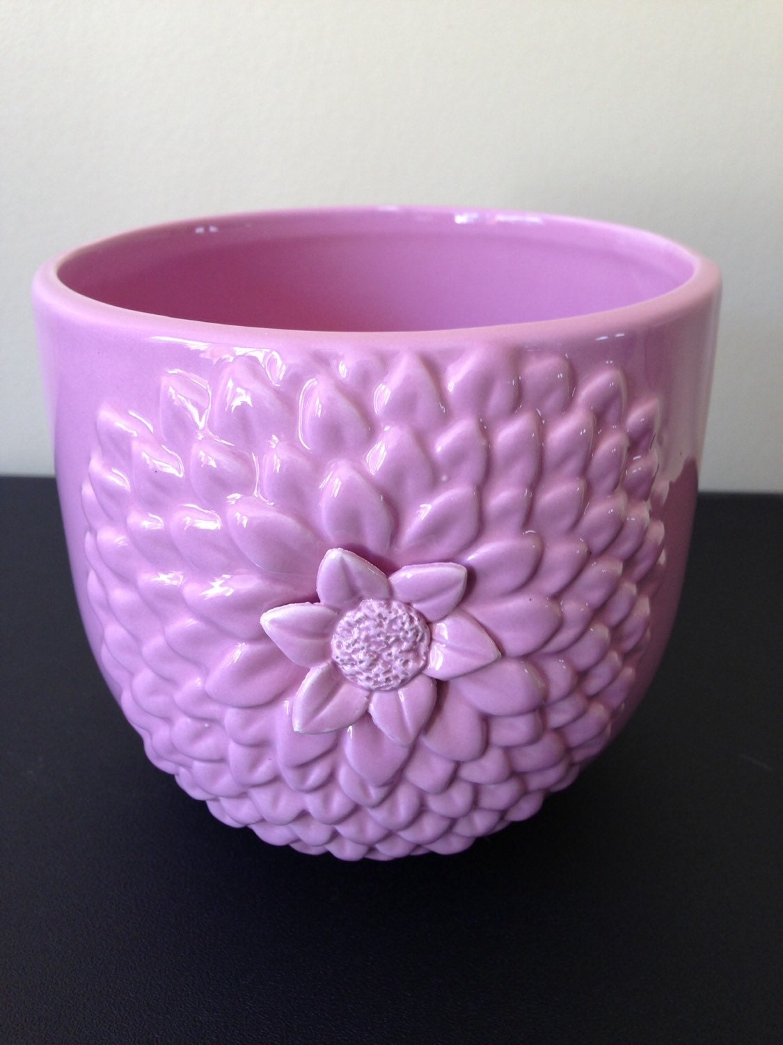 floral ceramic pots