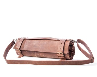 Gifts for Chefs, Knife Roll, Chefs Roll, Knife Bag, Chef Gift, Leather Knife Roll, Chefs Bag, Chef Knife Bag
