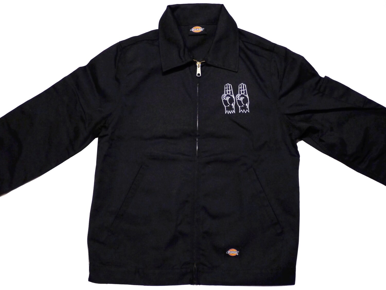 Jacket Dickies Mechanic Eisenhower Jacket Black Cry Tuff