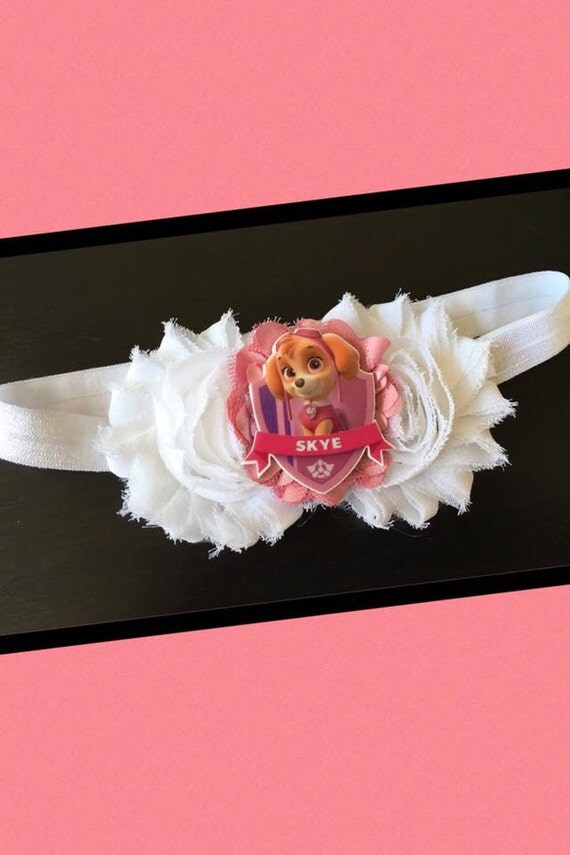 Skye paw patrol headband