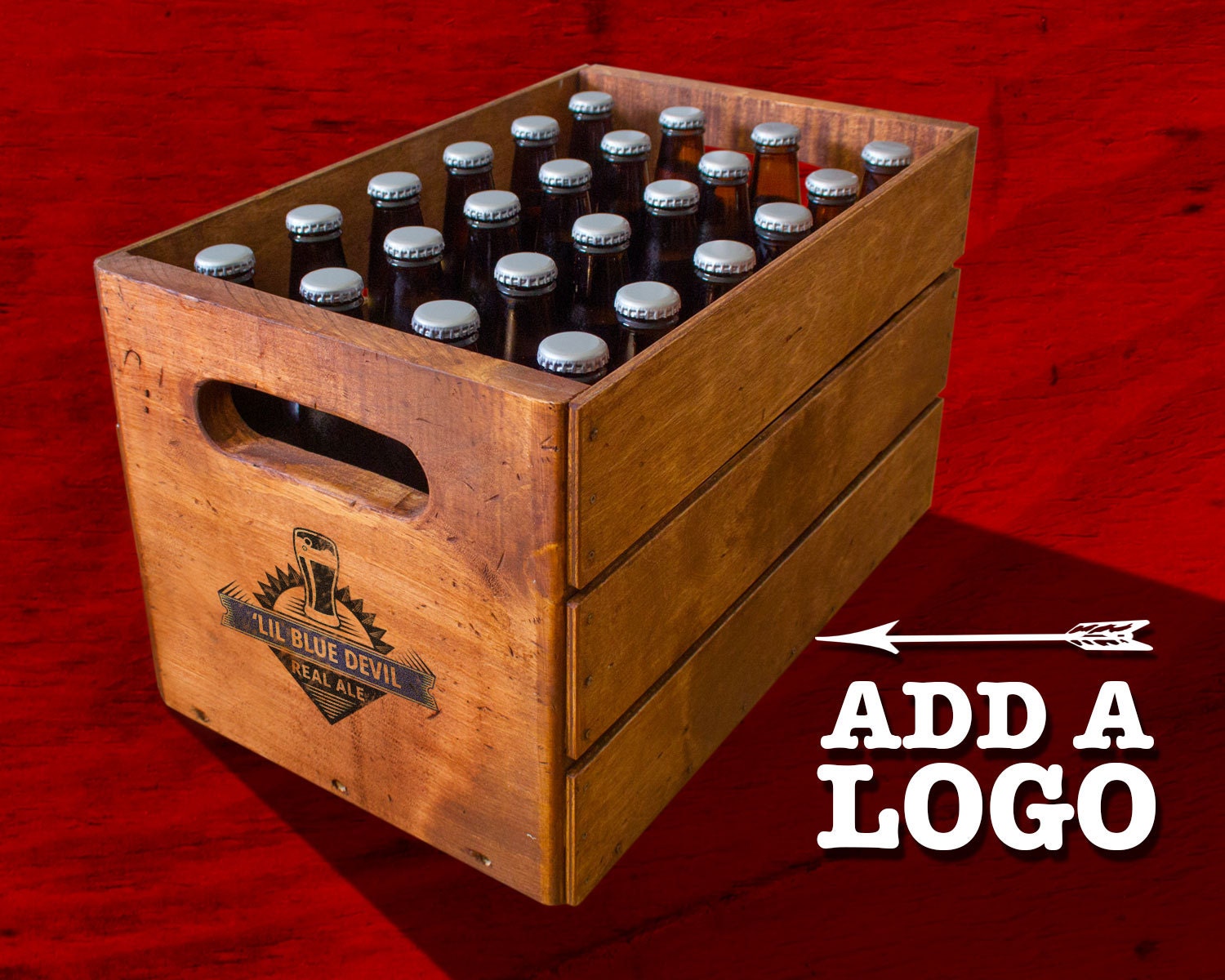 Vintage Beer Crate 24 Bottles