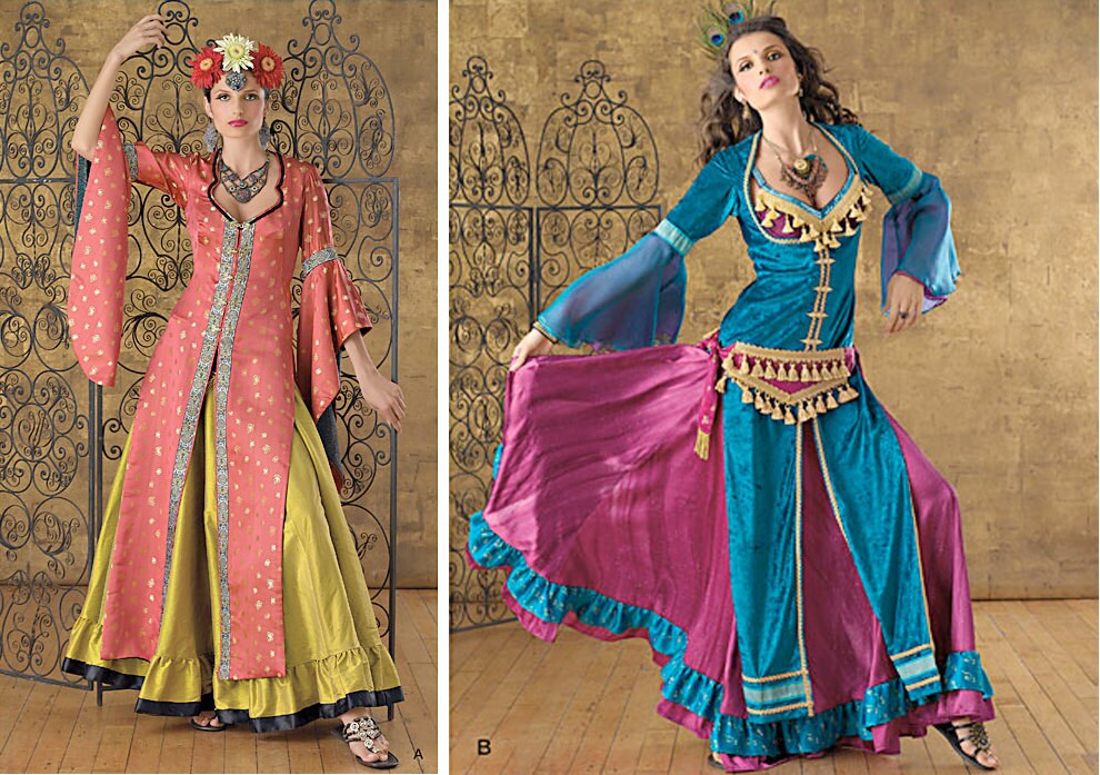 BELLY DANCE Costume Sewing Pattern Simplicity 2159 by MangoLane