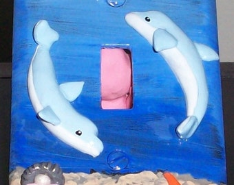 Dolphins Light Switch Cover
