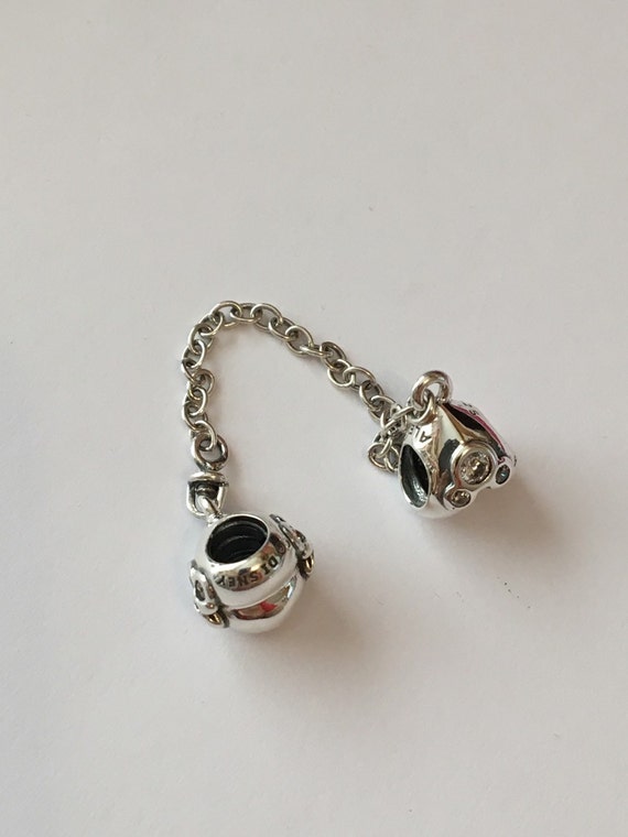 Pandora DisneY Heart OF Mickey Safety Chain 791704CZ by CharmaniC