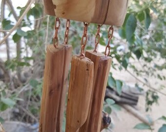 Nature Inspired Art Wood Wind Chimes