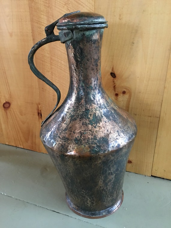 Antique Copper Water Jug