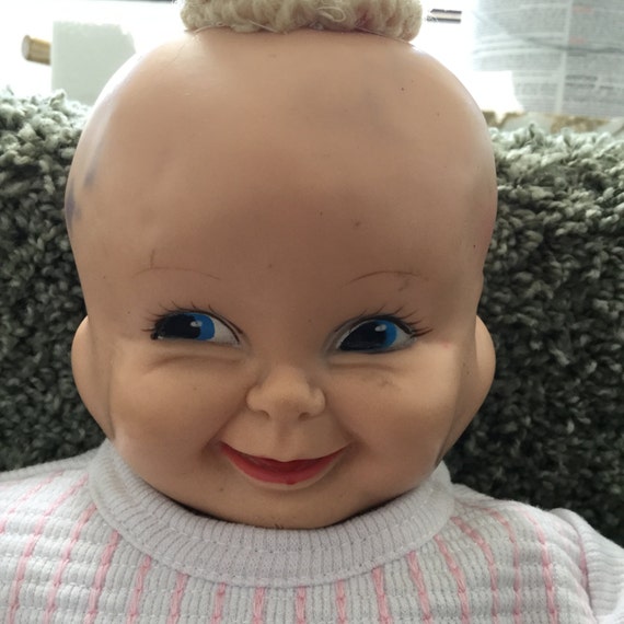 vintage doll with 3 faces