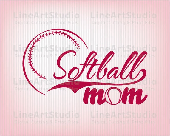 Softball MOM SVG Files SVG Cutting Files Cutting Files for