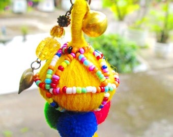 Owl Pom-pom Keychain | SHEIN A