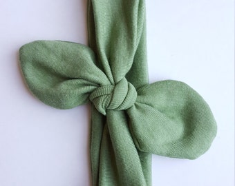 Solid Headbands, Knot Headband, Knit Headband, Stretch Headband, Baby Headband, Toddler Headband, Girl Headband, Knot Bow Headband
