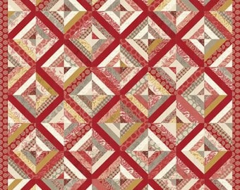 Spikes and Peaks by Kaye England Quilt by SFabricsandDesigns