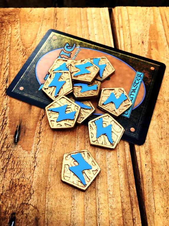 MTG Gold Energy Counter For Kaladesh