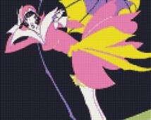 Unique deco cross stitch related items Etsy Stitch cross deco derwentwater designs rose nouveau oriental kit