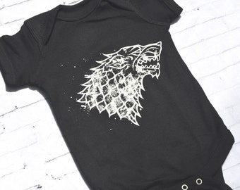 Game of Thrones Baby Bodysuit, House Stark Winter is coming!