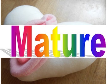 Handmade MATURE Vagina anatomically correct plushie, pillow