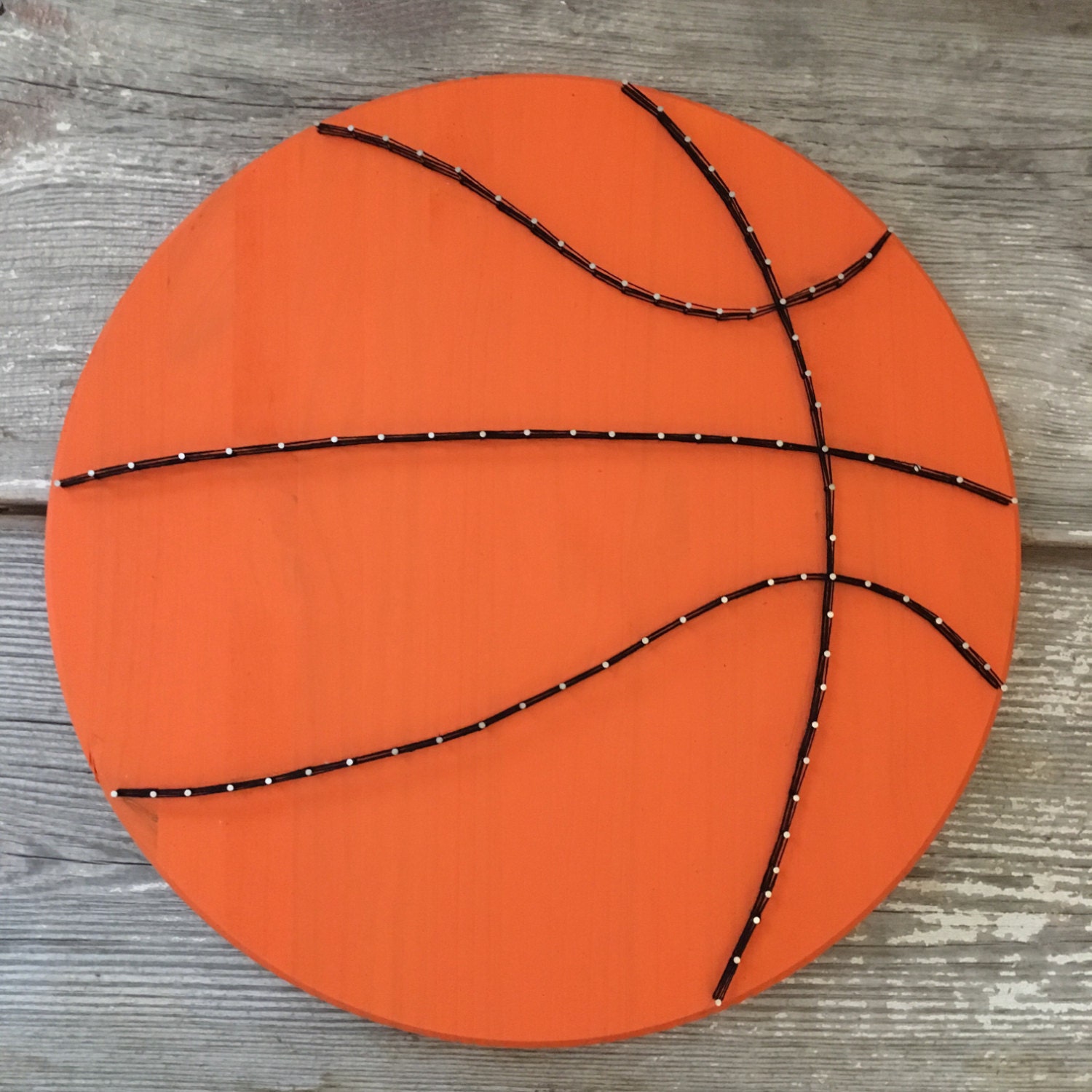 Basketball String Art Sign 18