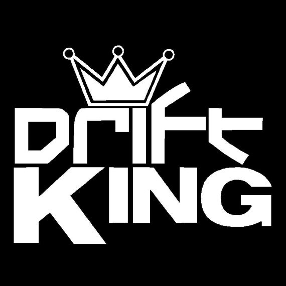 Drift King Vinyl Decal Car Truck Window by EvolutionGraphics